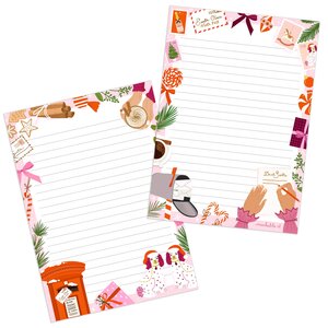 A5 Double Sided Notepad by muchable - Christmas