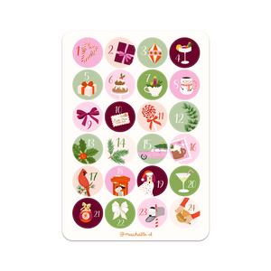 A5 Stickersheet by Muchable | Advent Calendar 2