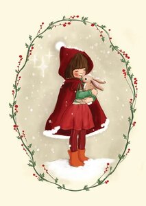 Postcard Belle and Boo | Christmas Cuddle