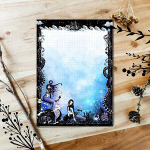 A5 Mysterious Mermaids Notepad - by TinyTami