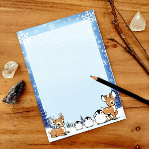 A5 Winter Wonderland Notepad - by TinyTami