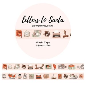 Washi Tape Letters to Santa by Penpaling Paula