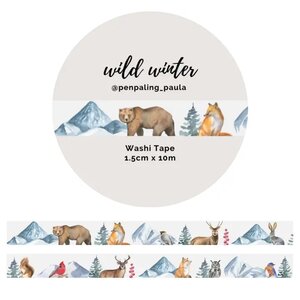 Washi Tape Wild Winter by Penpaling Paula