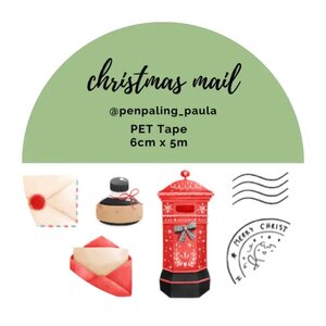 Christmas Mail - PRE-CUT PET-tape by Penpaling Paula