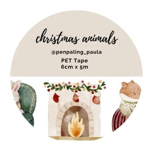 Christmas Animals - PRE-CUT PET-tape by Penpaling Paula