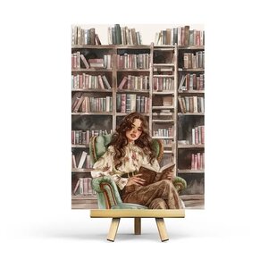 Postcard Cosy Reading by Penpaling Paula