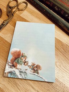 Acorn Tea Notepad A6 by Iris Esther