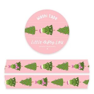 Christmas Trees Vertical Washi Tape - Little Lefty Lou 