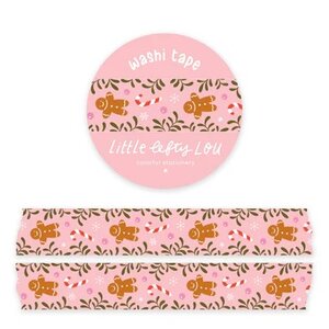 Gingerbread Vertical Washi Tape - Little Lefty Lou 