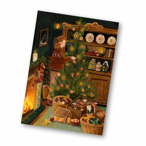 Postcard from Esther Bennink - Kerstdecoratie