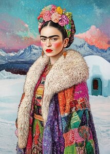 Frida Kahlo: Winter Mood | Postcard Fripperies