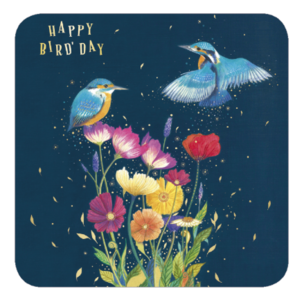 Jehanne Weyman Postcard | Happy Bird'Day Kingfisher