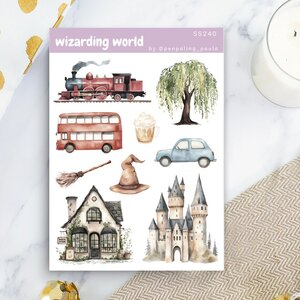 Wizarding World Sticker Sheet by Penpaling Paula