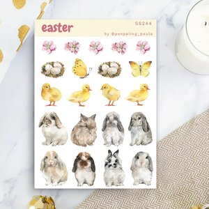 Easter Sticker Sheet by Penpaling Paula