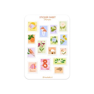 A6 Stickersheet by Muchable | Stamps Illustration