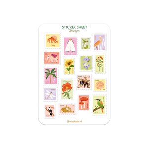 A6 Stickersheet by Muchable | Stamps Illustration