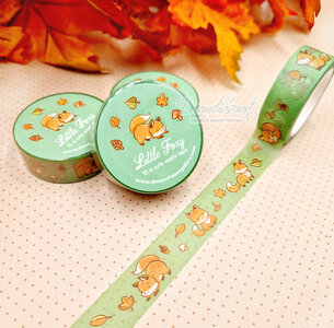 Little Foxy Washi Tape - by Dreamchaserart