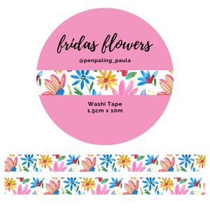 Washi Tape Fridas Flowers by Penpaling Paula