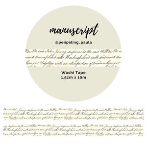 Washi Tape Manuscript by Penpaling Paula