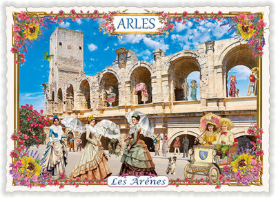 PK 1214 Tausendschön Postcard | La France – Arles, Les Arénes