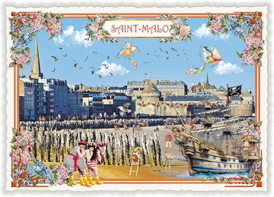 PK 1225 Tausendschön Postcard | La France – Saint-Malo