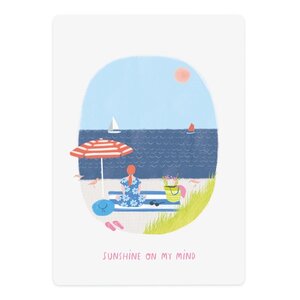 The Lemonbird Postcard | 'Aan Het Strand - Sunshine On My Mind'