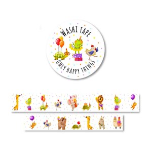 Washi Tape | Party animals - Only Happy Things