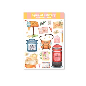 A6 Stickersheet Special delivery - Only Happy Things