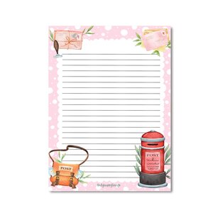 A5 Special delivery Notepad - Double Sided - by Only Happy Things