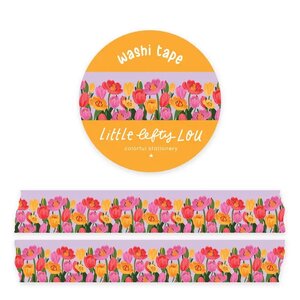 Tulips Border Washi Tape - Little Lefty Lou 