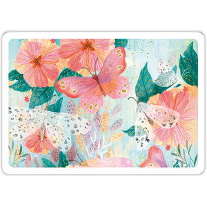 Aquarupella Méli Mélo Postcard - Pink Butterflies
