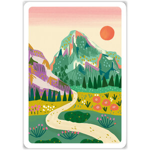 Aquarupella Méli Mélo Postcard - The Mountain