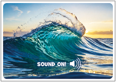 Postcard | Sound on (wave)