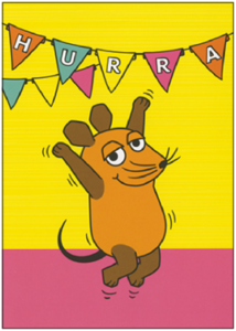 Postcard Sendung mit der Maus | Hurra