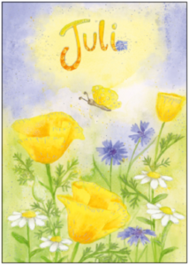 Postcard Inga Berkensträter | Juli