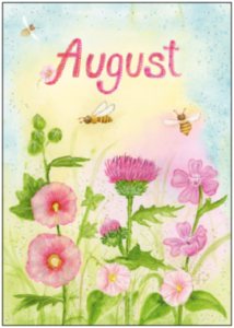 Postcard Inga Berkensträter | August