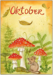 Postcard Inga Berkensträter | Oktober
