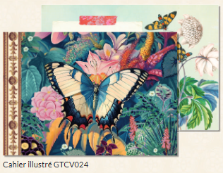 Illustrated notebook Gwenaëlle Trolez Créations - Papillons