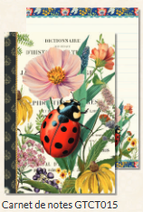 Illustrated little notebook Gwenaëlle Trolez Créations - Coccinelle