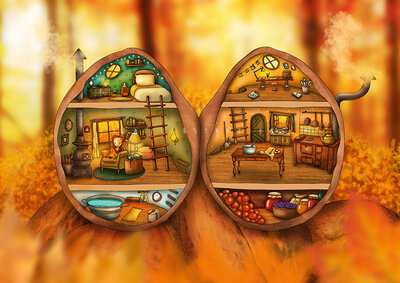 PRE ORDER: Postcard Ila Illustrations 103 - Cozy vibes