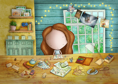 PRE ORDER: Postcard Ila Illustrations 081 - Atelier