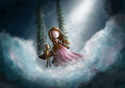 PRE ORDER: Postcard Ila Illustrations 131 - High clouds