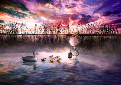 PRE ORDER: Postcard Ila Illustrations 029 - Ducklings