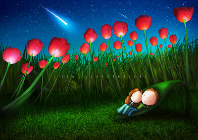 PRE ORDER: Postcard Ila Illustrations 038 - Tulips