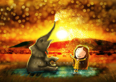 PRE ORDER: Postcard Ila Illustrations 050 - Watergames