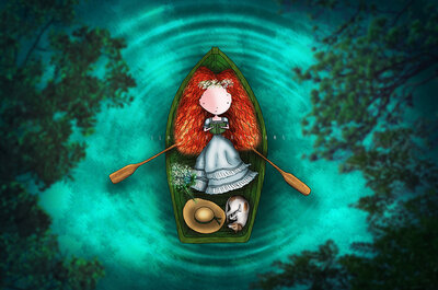 PRE ORDER: Postcard Ila Illustrations 054 - Boat readings