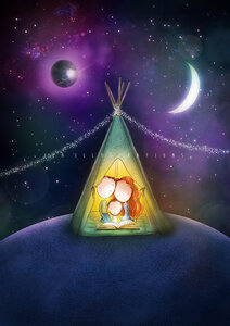 PRE ORDER: Postcard Ila Illustrations 058 - Little world