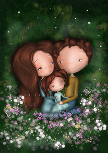 PRE ORDER: Postcard Ila Illustrations 063 - Little universe