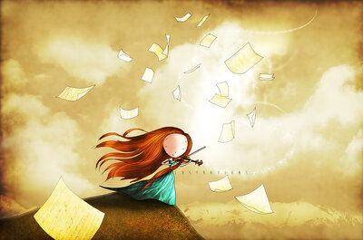 PRE ORDER: Postcard Ila Illustrations 070 - Songs to the wind