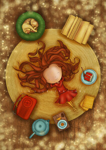 PRE ORDER: Postcard Ila Illustrations 141 - Free time